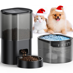 Evoliq automatic cat feeder front view showing precise portioning for consistent meals