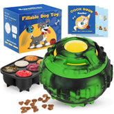 Ewalkor Frozen Treats Toy open view showing dual-dispense and lick-play action for engagement