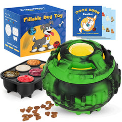 Ewalkor Frozen Treats Toy open view showing dual-dispense and lick-play action for engagement