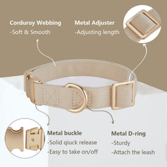 Ewinoom 5ft dog leash in beige with durable clip for errands.