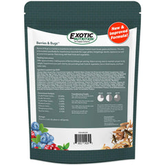 Exotic Nutrition Berries & Bugs in bowl ready for mixed diet options