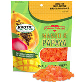 Exotic Nutrition Mango Papaya Treat package front for small pets