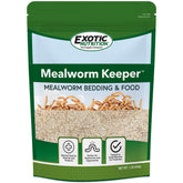 Exotic Nutrition Mealworm Keeper bedding—rich wheat bran supporting healthy mealworms.