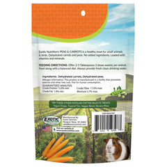 Exotic Nutrition peas and carrots foraging toy sparks exercise and curiosity.