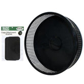 Exotic Nutrition Silent Runner Pro wheel with attachment closeup for enrichment and quiet sessions