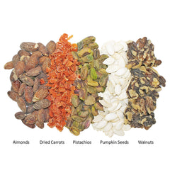 Exotic Nutrition Squirrel Treat serving scoop demonstrating easy feeding and variety.