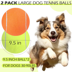 EXPAWLORER inflating needle included for quick inflation of the giant tennis ball.