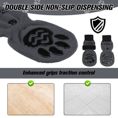 EXPAWLORER adjustable magic tape ensures secure paw fit