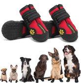 EXPAWLORER anti-slip dog shoes rugged-sole for improved traction