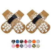 EXPAWLORER anti-slip dog socks with paw grips offering indoor traction