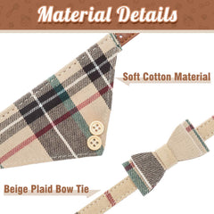 EXPAWLORER dog-collar-bandana-plaid stylish pet accessory
