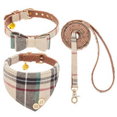 EXPAWLORER dog-collar-plaid-bow-tie comfortable daily wear