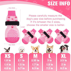EXPAWLORER dog socks double-sided grip providing traction on smooth surfaces