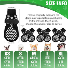 EXPAWLORER dog socks winter-booties protect paws in snow and cold.