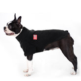 EXPAWLORER fleece dog sweater front view showing cozy winter warmth for dogs