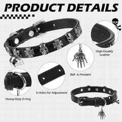 EXPAWLORER Halloween cat collar bells charms view captures playful accessories for celebrations