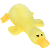 expawlorer plush squeaky duck toy highlights bright yellow playfulness for interactive training sessions.