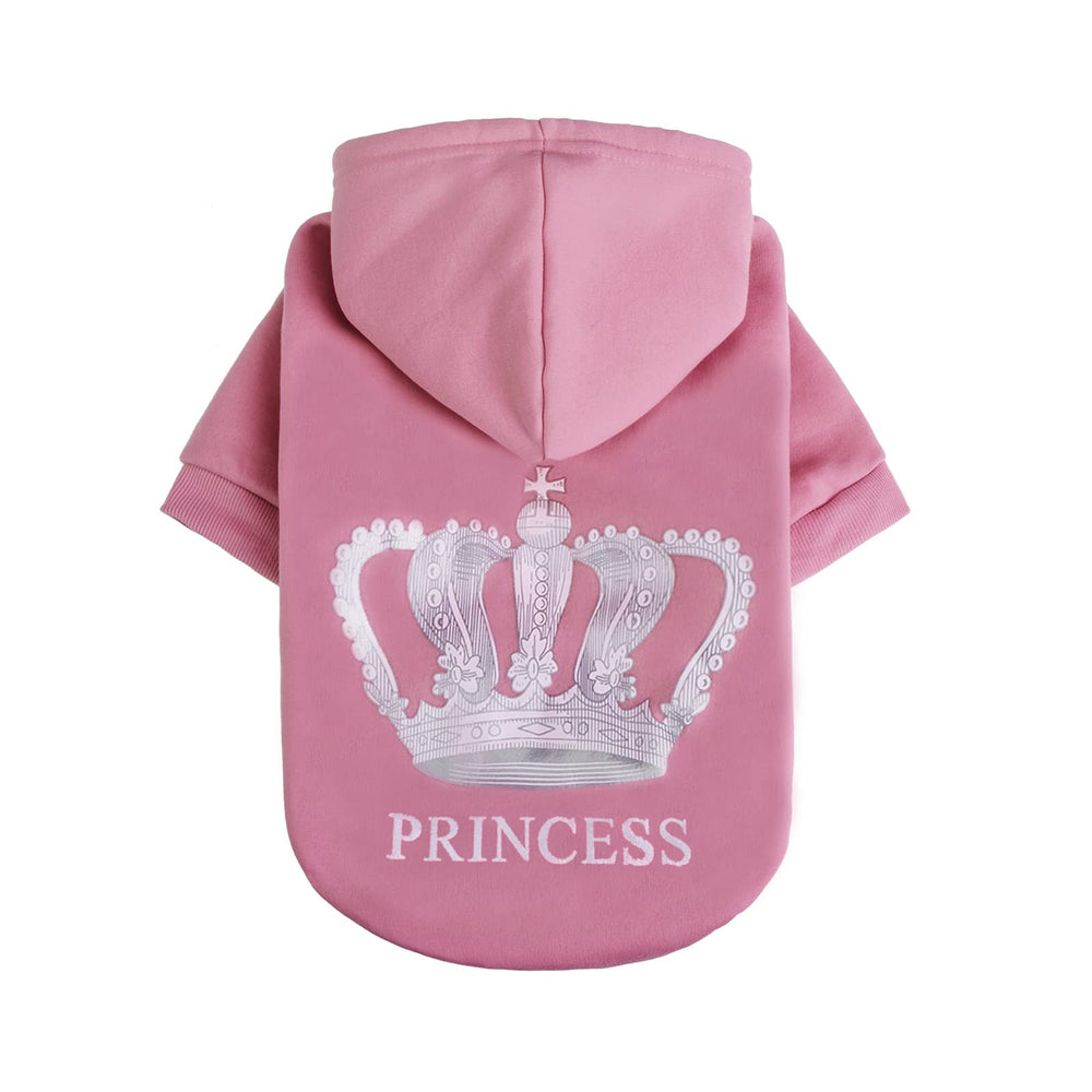 EXPAWLORER Princess Hoodie, frente, abriga con estilo para paseos fríos
