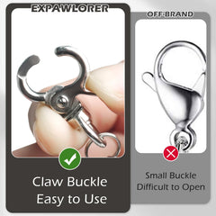 EXPAWLORER stainless-metal bell resists wear for long-term use