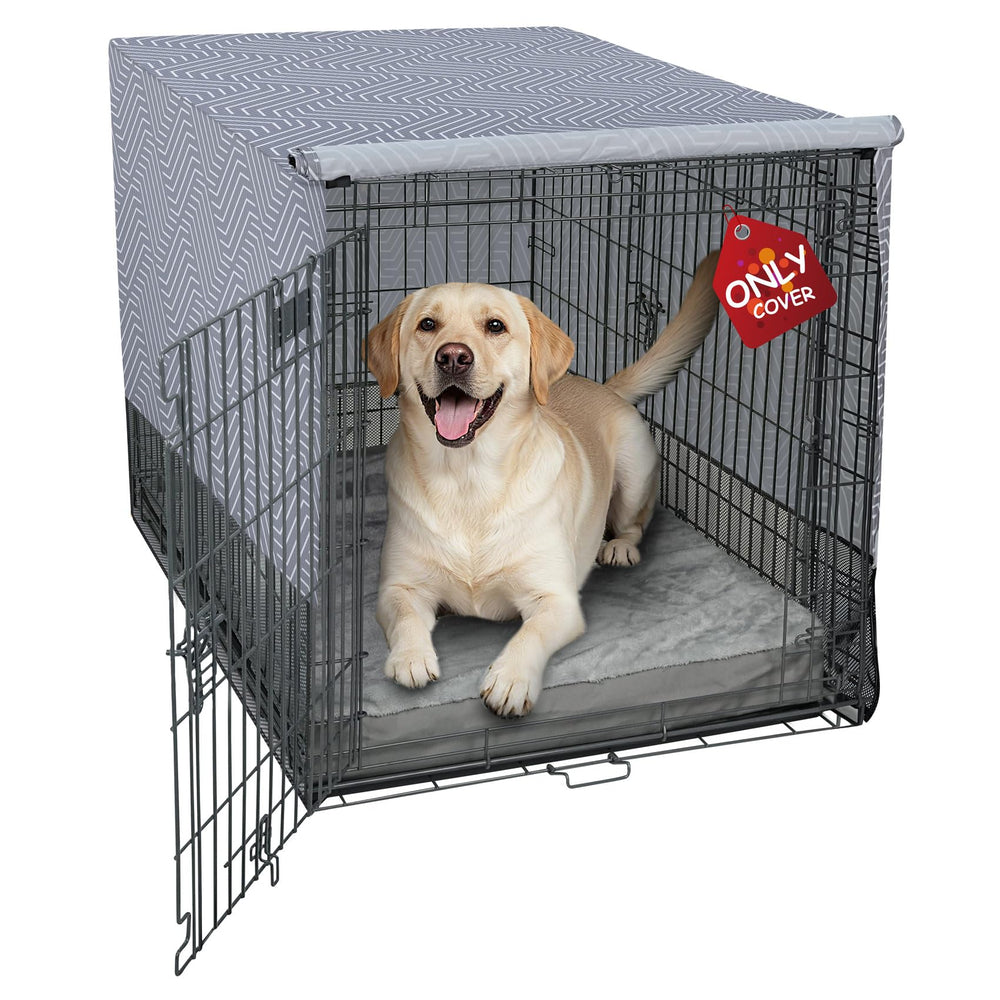 Explore Land breathable dog crate cover with 4-sides ventilation for steady airflow.