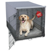 Explore Land breathable dog crate cover with 4-sides ventilation for steady airflow.