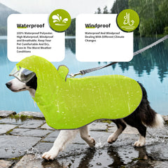 ExploreU raincoat adjustable belly strap keeps fit secure during outdoor adventures