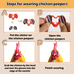 Extguds chicken necklace close-up shows adjustable fit and colorful charm.