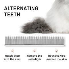 Eye Envy ProGlide long-haired-cat-coat for easy grooming routine