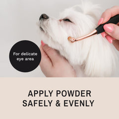 Eye Envy ProPowder Brush washable superfine fiber hair for easy cleaning
