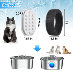 Eyehoce activated-carbon filter material removes impurities and odors from drinking water.