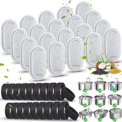 Eyehoce cat water fountain filter pack keeps water clean for cats