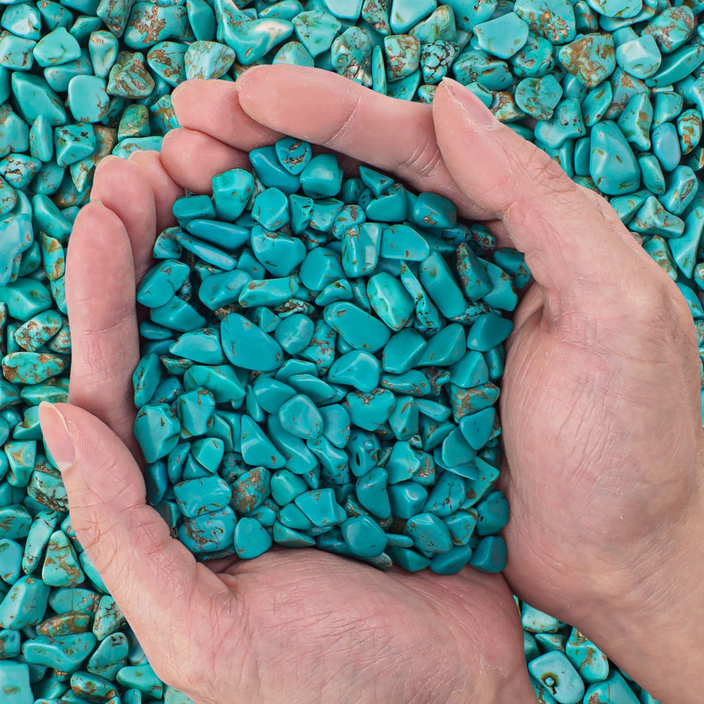 EZEELAI turquoise aquarium gravel pebbles add vibrant color to betta tanks
