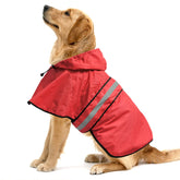 Ezierfy Reflective Dog Raincoat shows waterproof fabric for dry walks in rain