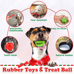 EZIYIN Christmas dog toys 9pack rope toy two for tugging and fetch