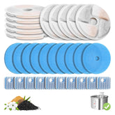 EZMioo cat fountain filters 10-pack packaging for fresher hydration.