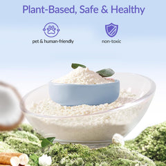 EZSKUUP dust-free scooping moment demonstrates a clean box and healthier air