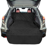 F-color SUV cargo liner cover demonstrates universal-fit protection for spacious cargo areas.