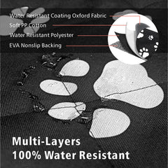 F-color SUV Cargo Liner four-layer water-resistant quilt shields from spills and mess.