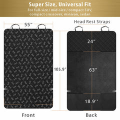 F-color SUV Cargo Liner water-resistant layer demonstrates spill resistance and quick cleanup.