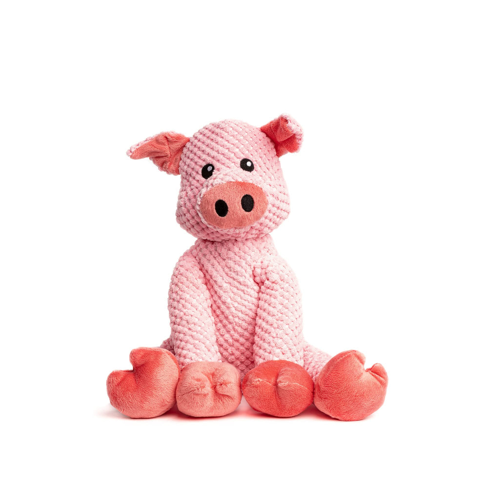 Fabdog Floppy Pig Toy front view showing durable plush design for interactive play