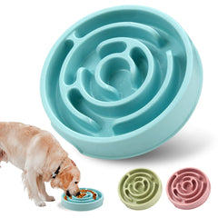 Facdiary slow-feeder bowl anti-slip base keeps meals steady and mess-free.