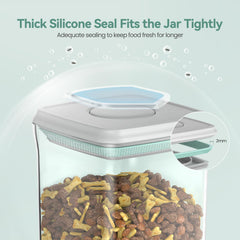 FAFAFLYER pop-treat jar stackable design saves pantry space and organizes