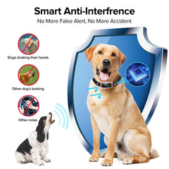 FAFAFROG dog bark collar pink smart display shows status and power