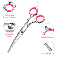 FAIGEO thinning scissors 6.5-inch designed for even thinning along the coat