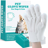 Falatong Pet Glove Wipes packaging shows convenient travel-ready packs for freshness.