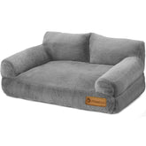 FAMIDGE cat couch bed front view shows plush comfort for indoor cats