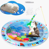 FAMOPLAY Cat Water Mat with 0.5mm thickness provides durable, scratch-resistant play.