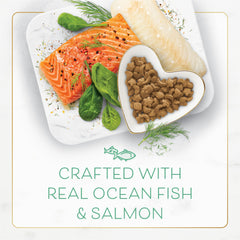 Fancy Feast greens accents add visual appeal and flavor notes.