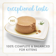 Fancy Feast kitten mealtime - delicate seafood taste for cats