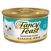 Fancy Feast seafood-feast-pate-cans-24-pack provides an easy feeding routine.